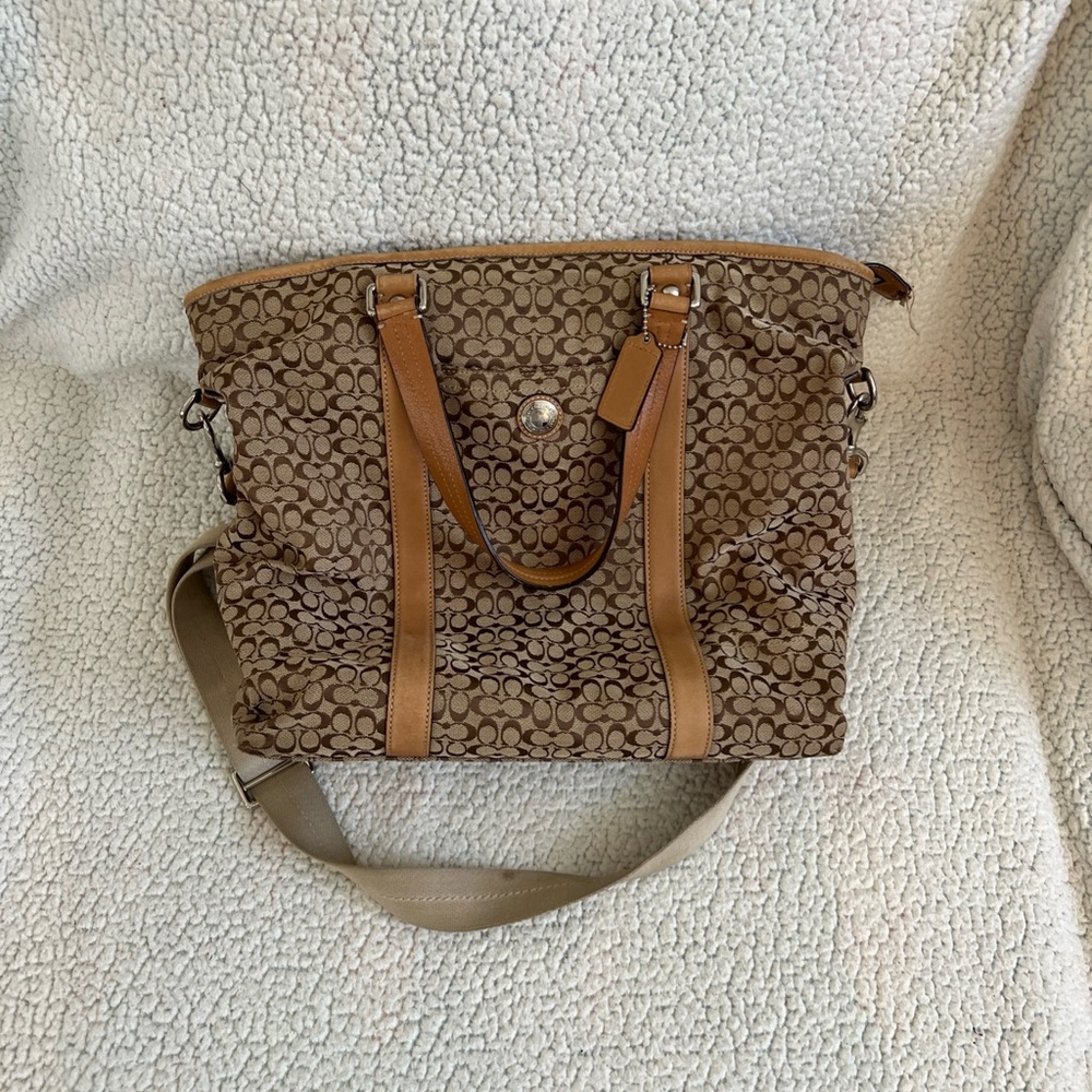 Vintage Coach Voyager Tote